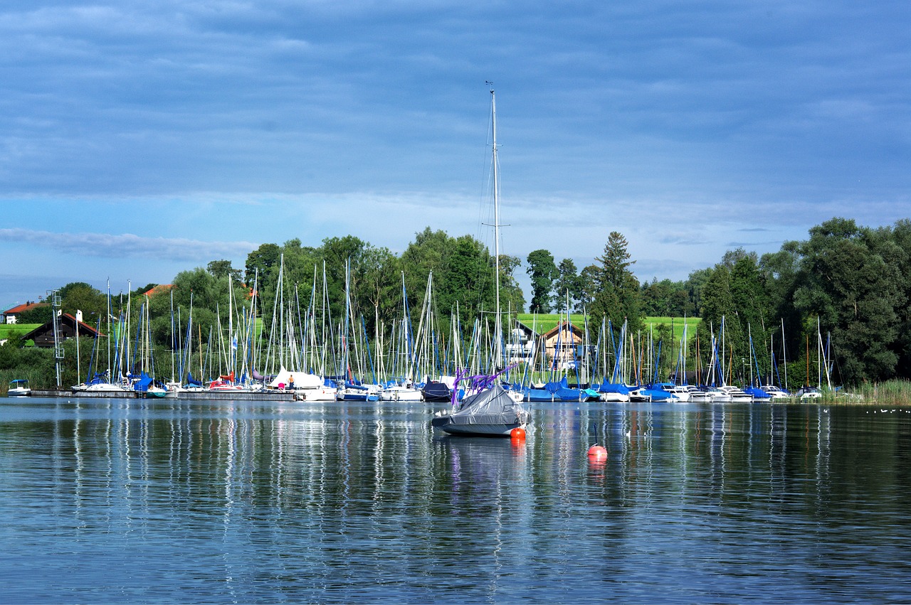 nature lake chiemsee free photo