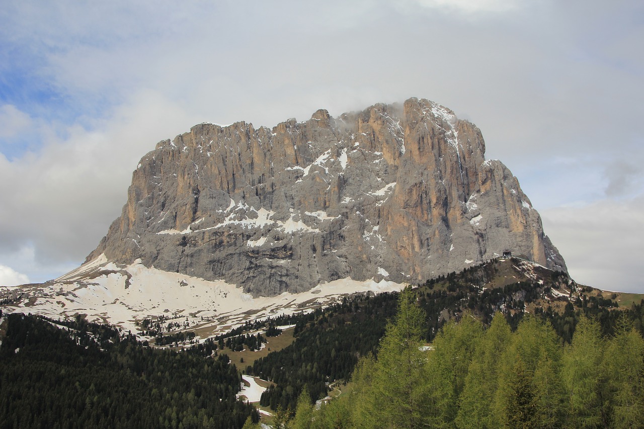 nature sky mountains free photo