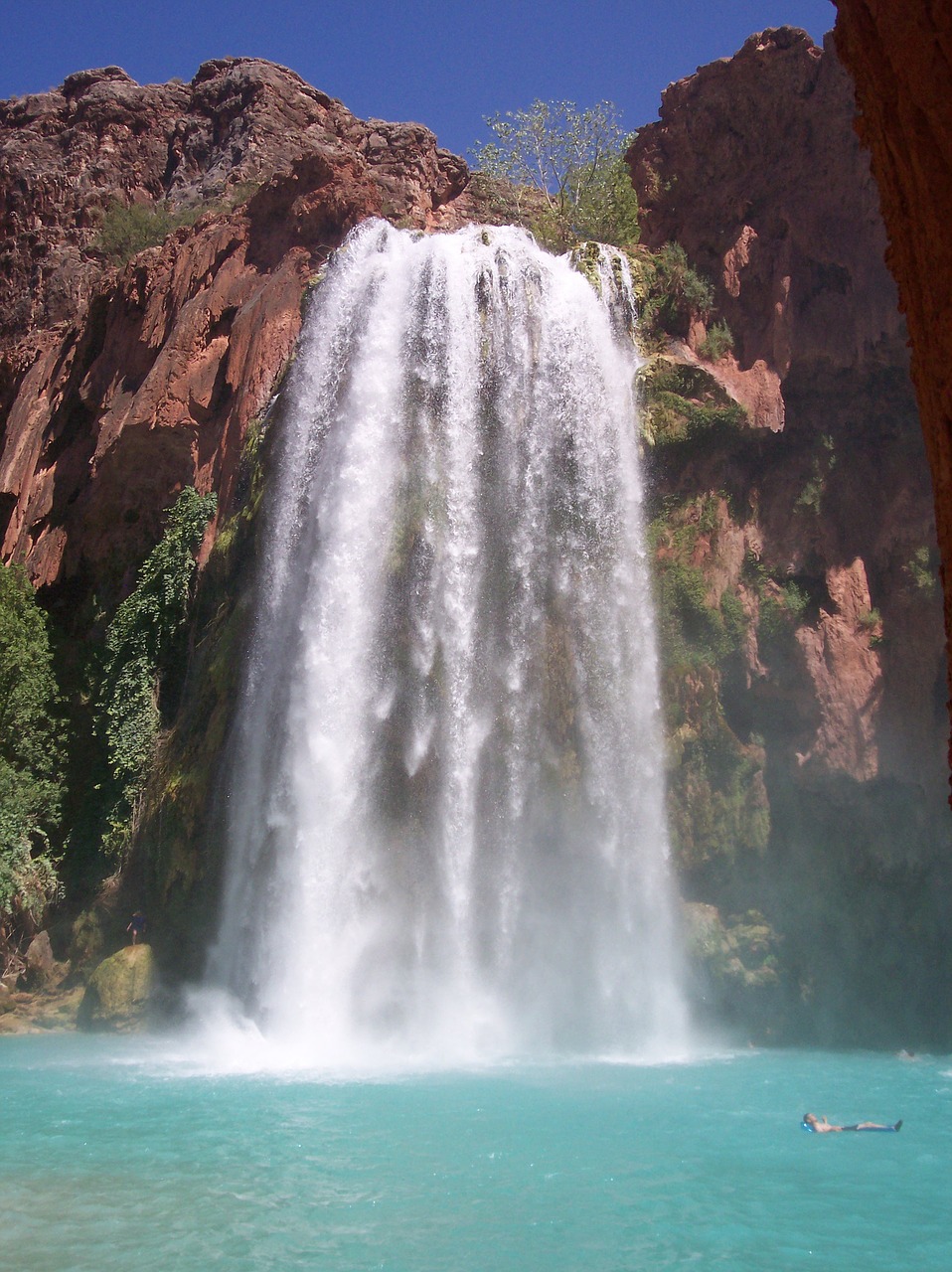 nature waterfall outdoor free photo