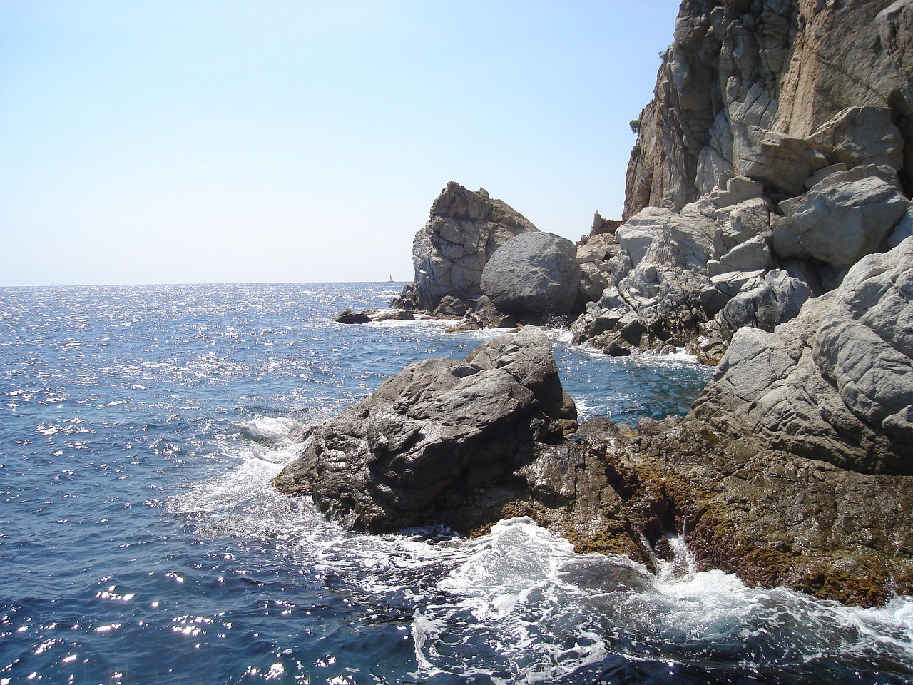 nature sea rocks free photo