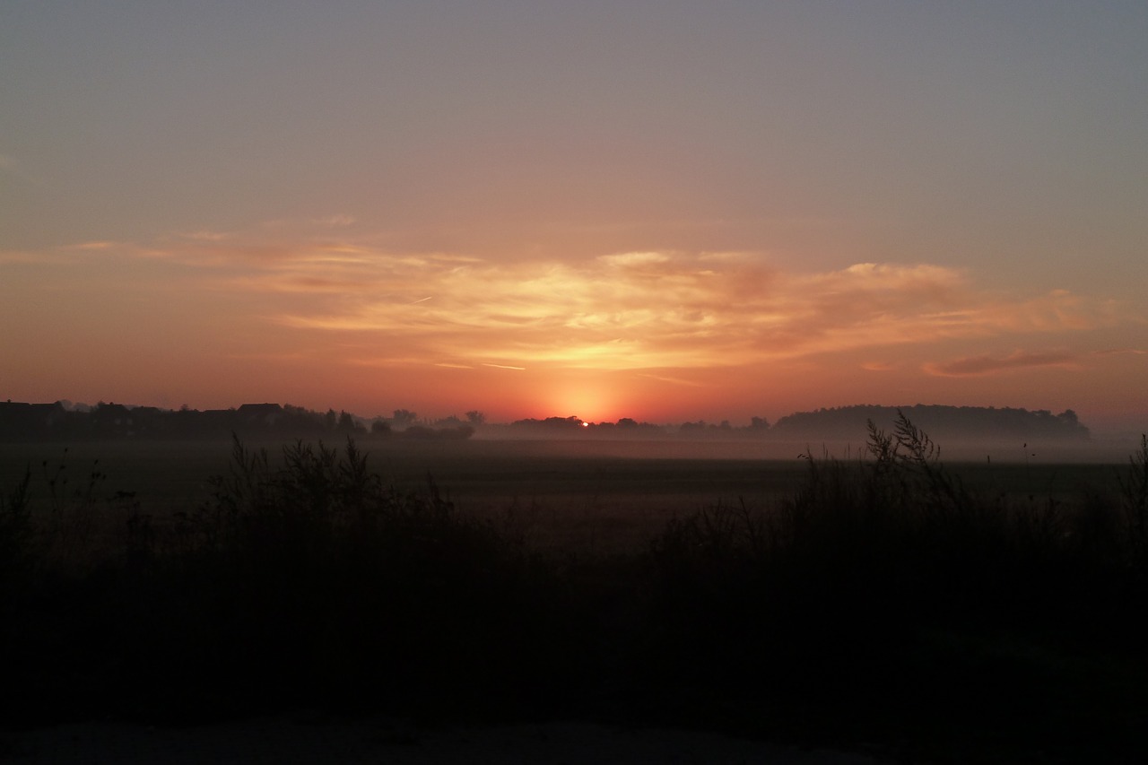 nature sunrise germany free photo