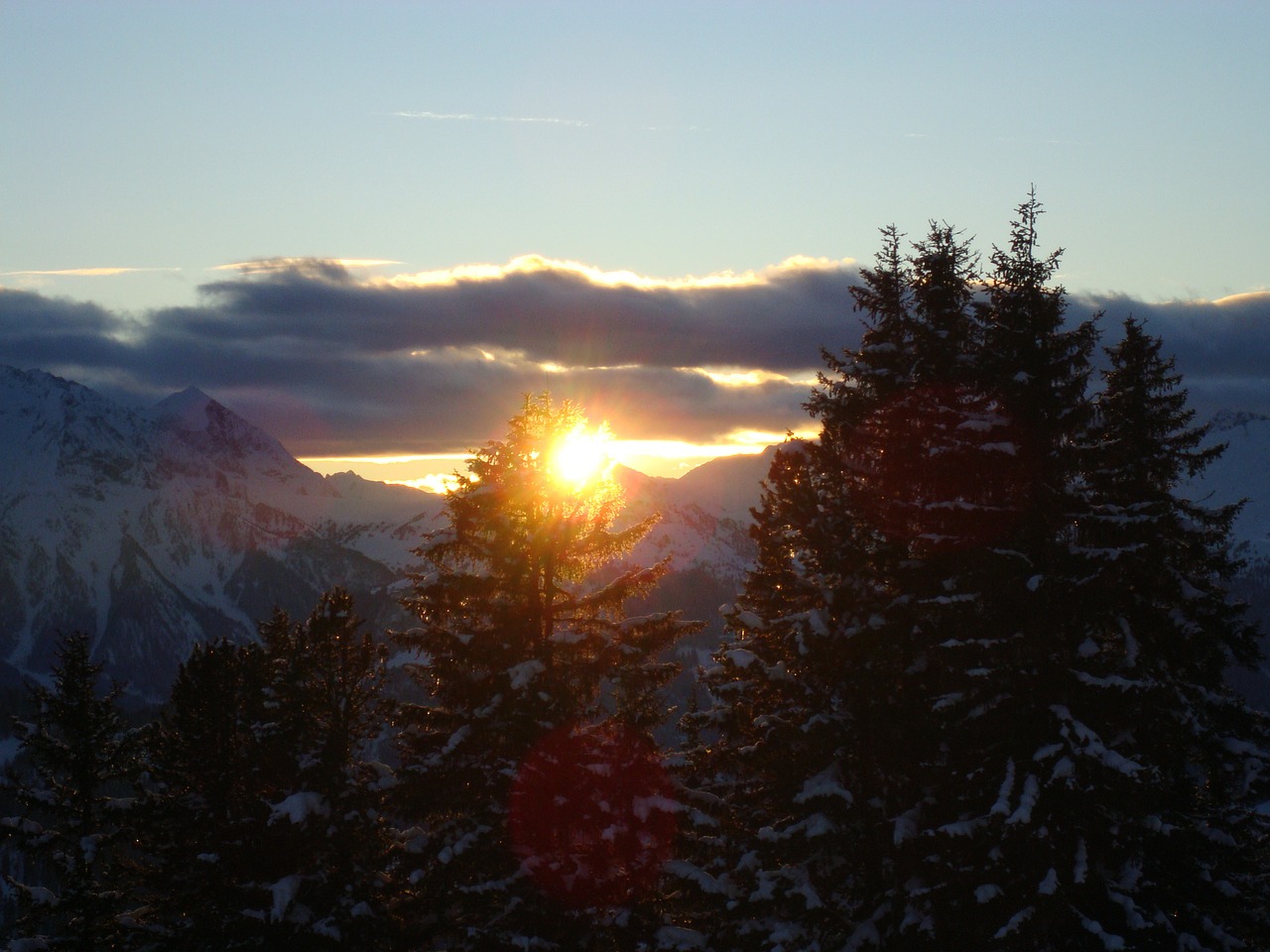 nature clouds sunshine free photo