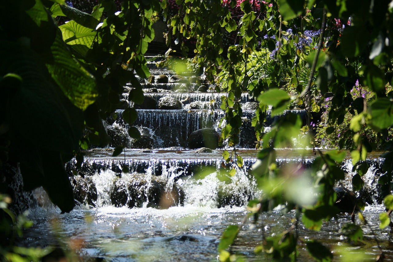 nature spring waterfall free photo