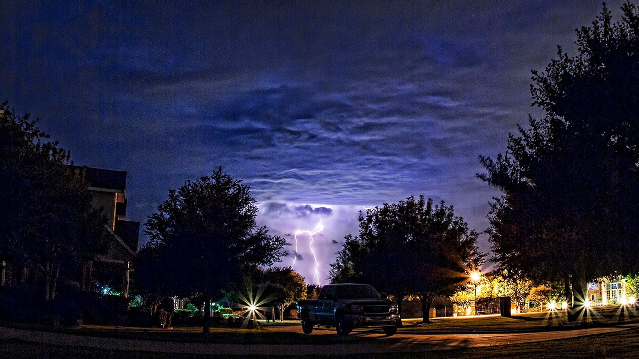 nature storms lightning free photo
