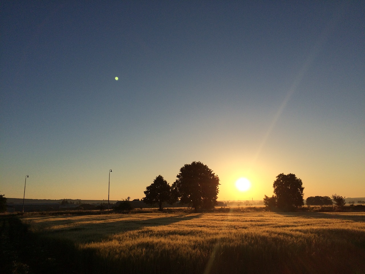 nature west sunset free photo