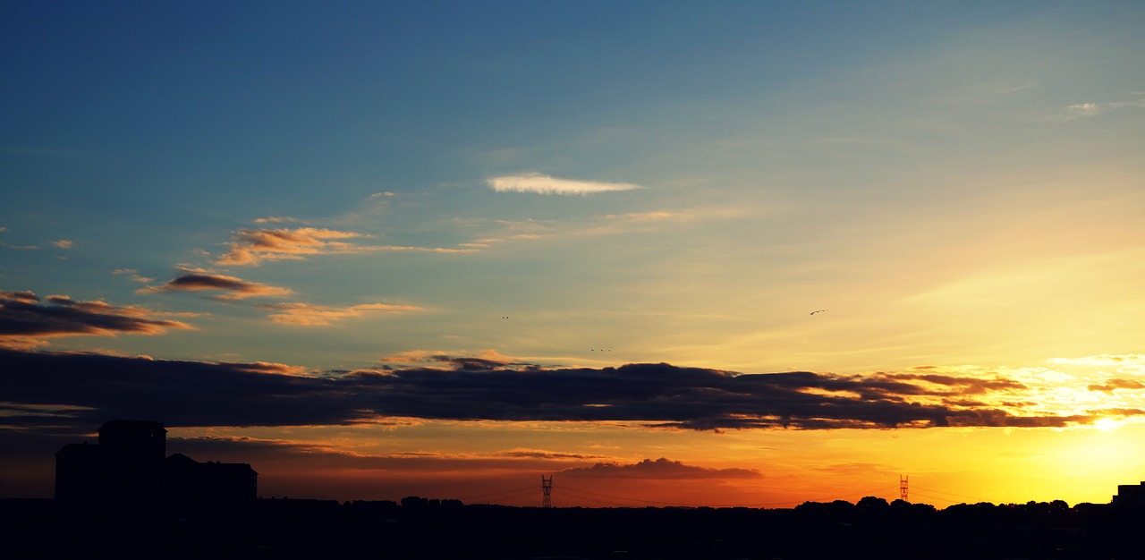 nature landscape silhouette free photo