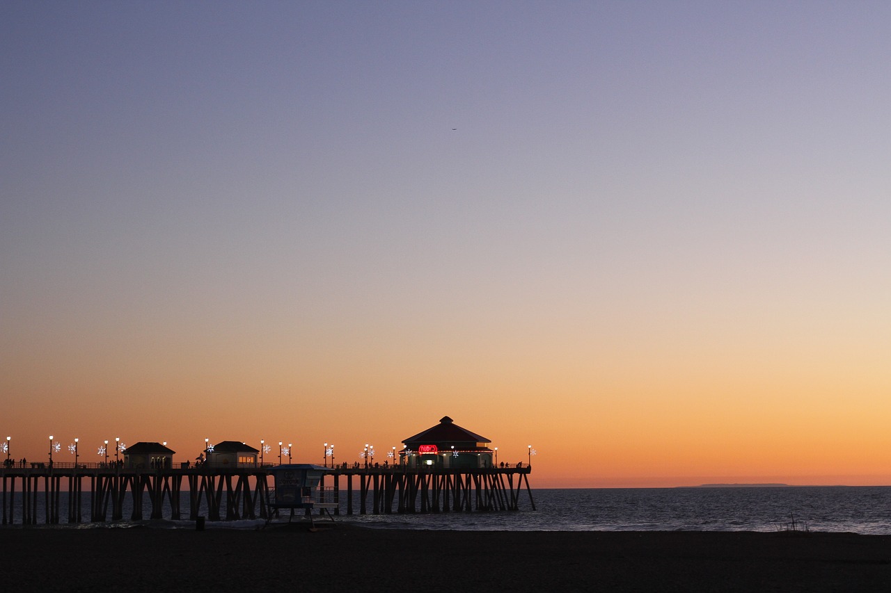 nature sunset beach free photo