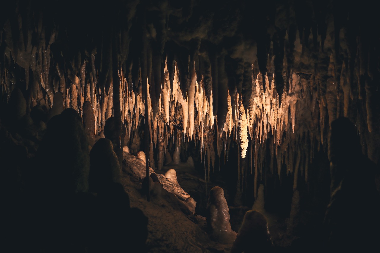nature cave stalagmites free photo