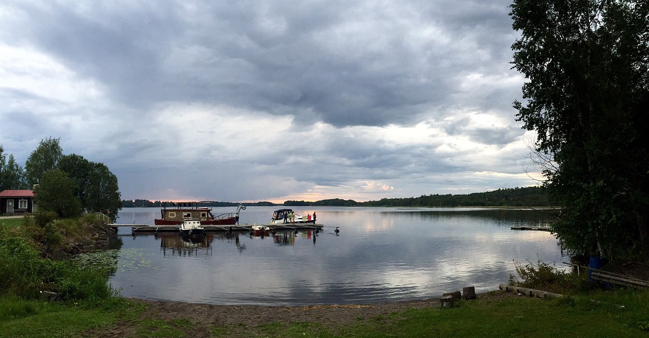 nature lake finland free photo