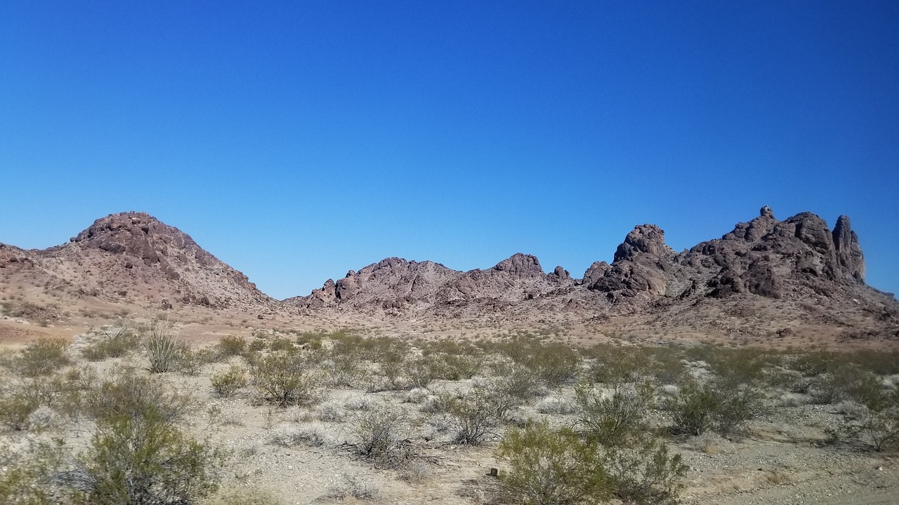 nature desert blue free photo