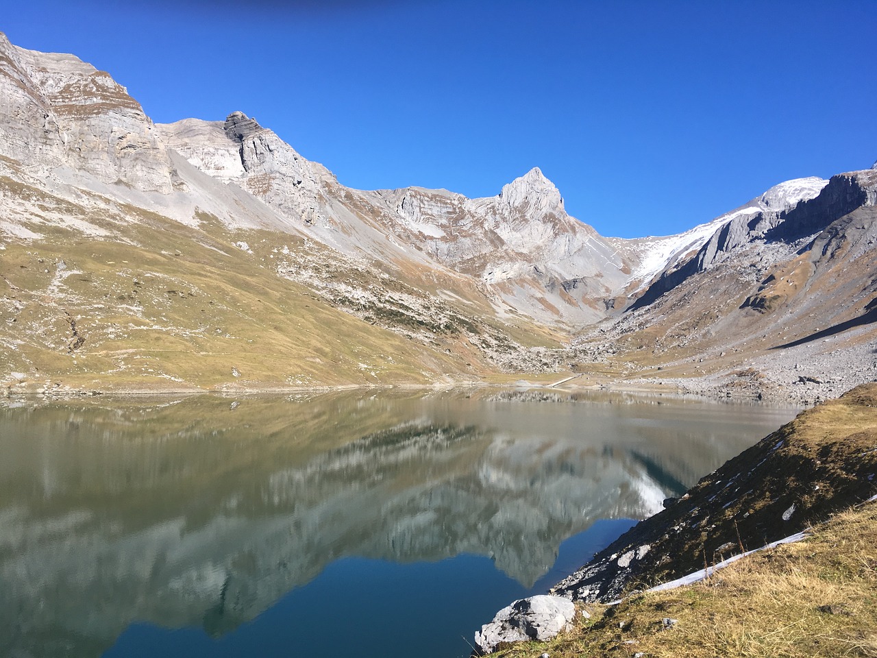 nature murgsee mountains free photo