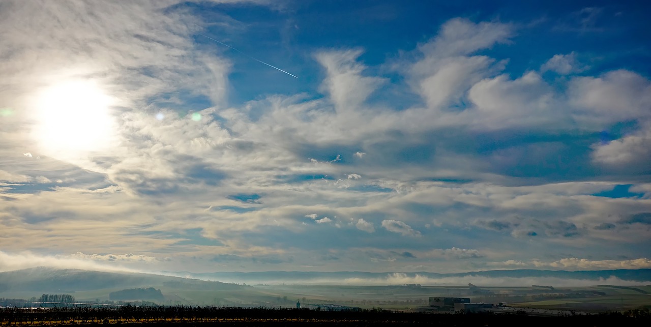 nature panoramic sky morning mist free photo