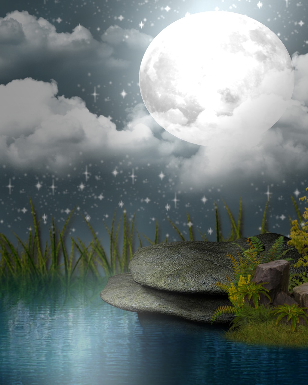Доброй ночи природа пожелание. Природа Луны. Доброй ночи природа. Пейзаж с луной. Доброй ночи пейзаж.