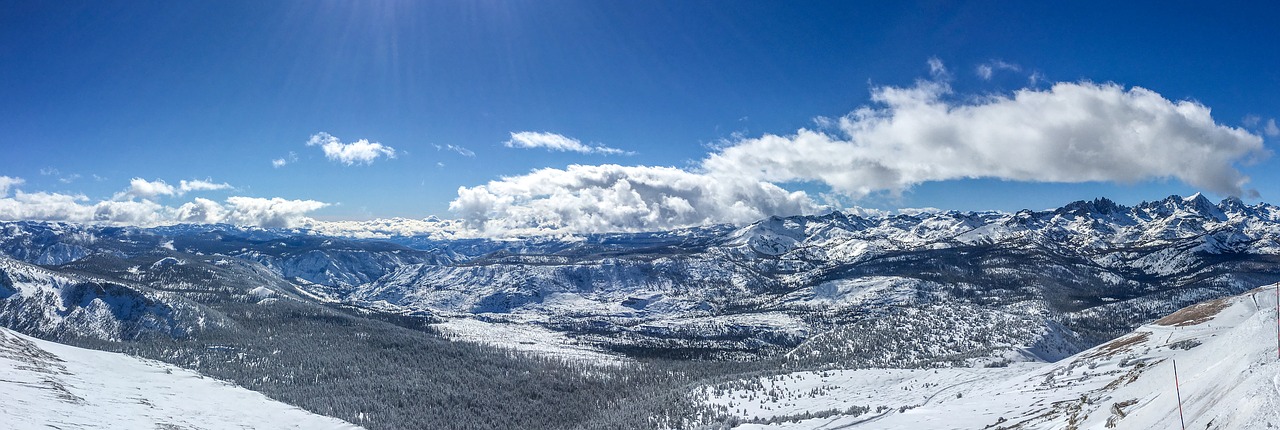 nature  panoramic  snow free photo