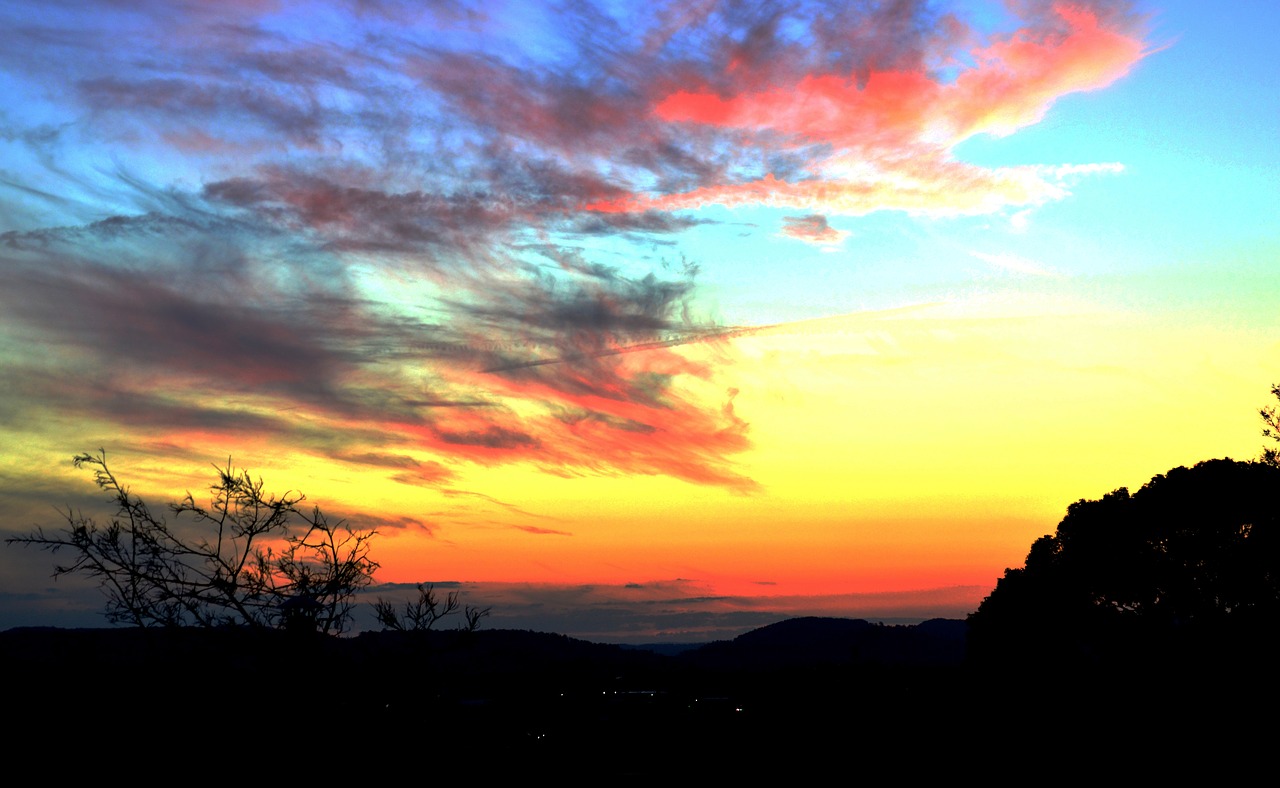 nature  sunset  panoramic free photo