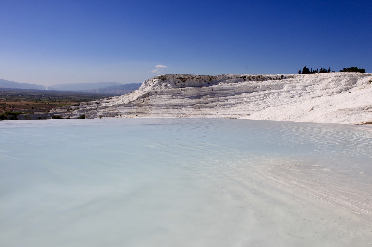 nature  lake  pamukkale free photo