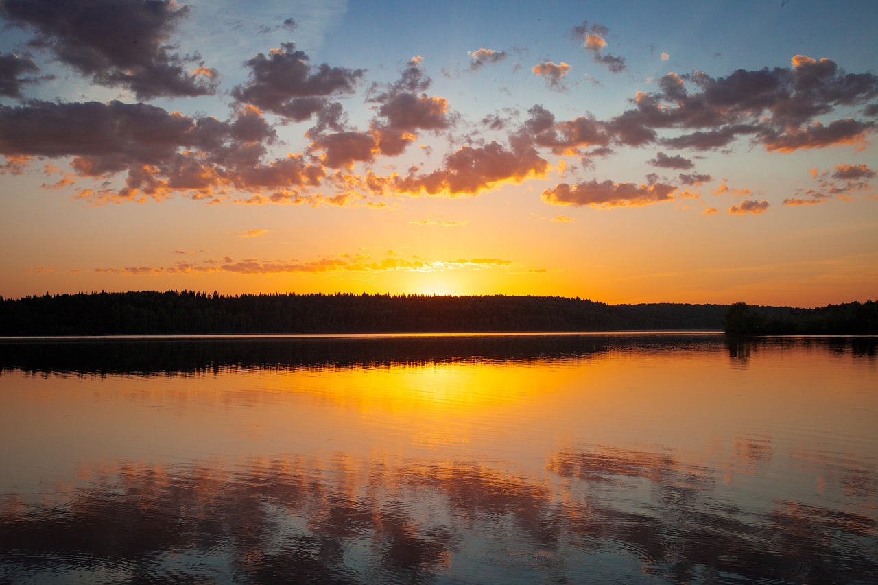 nature  sunset  water free photo