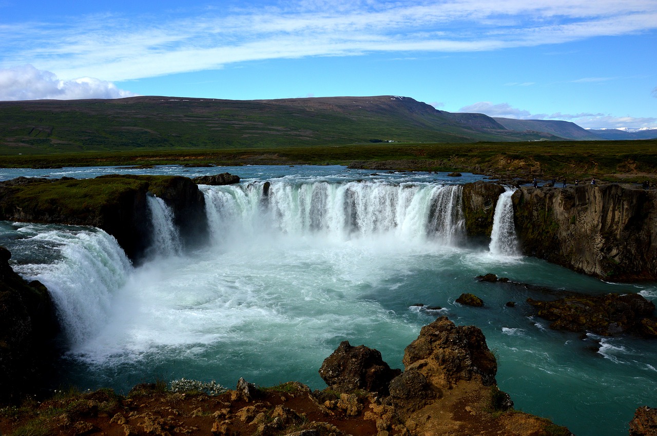 nature  landscape  waterfall free photo