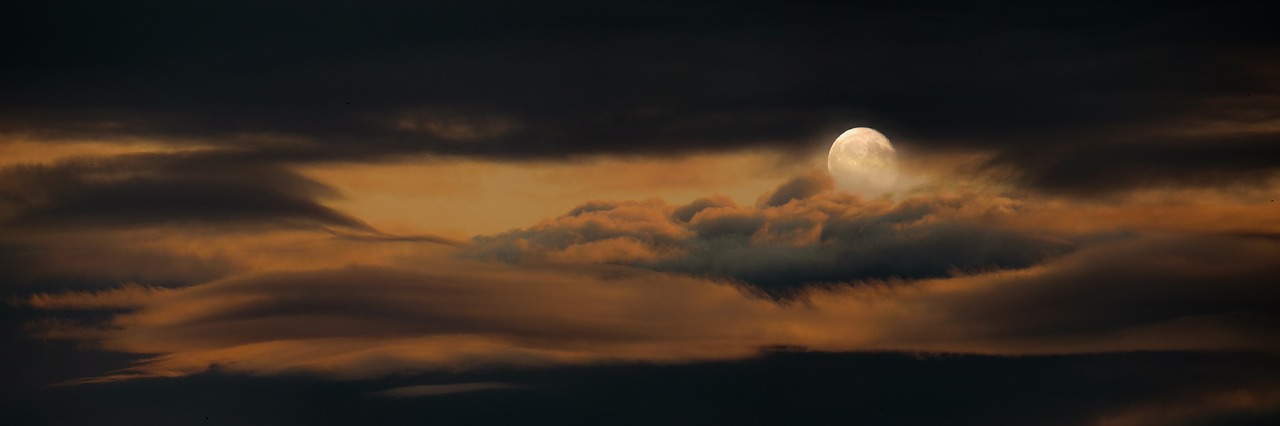 nature  sky  moon free photo