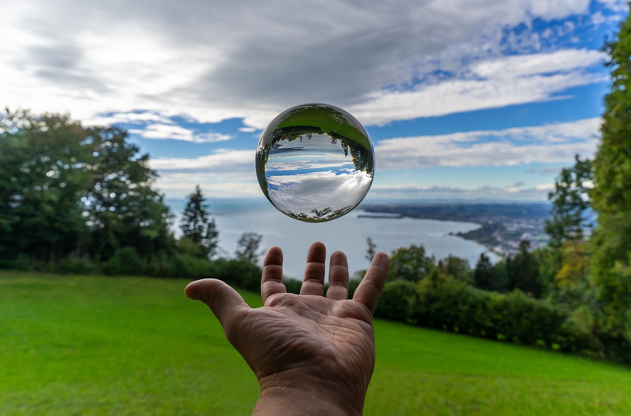 nature  landscape  glass ball free photo