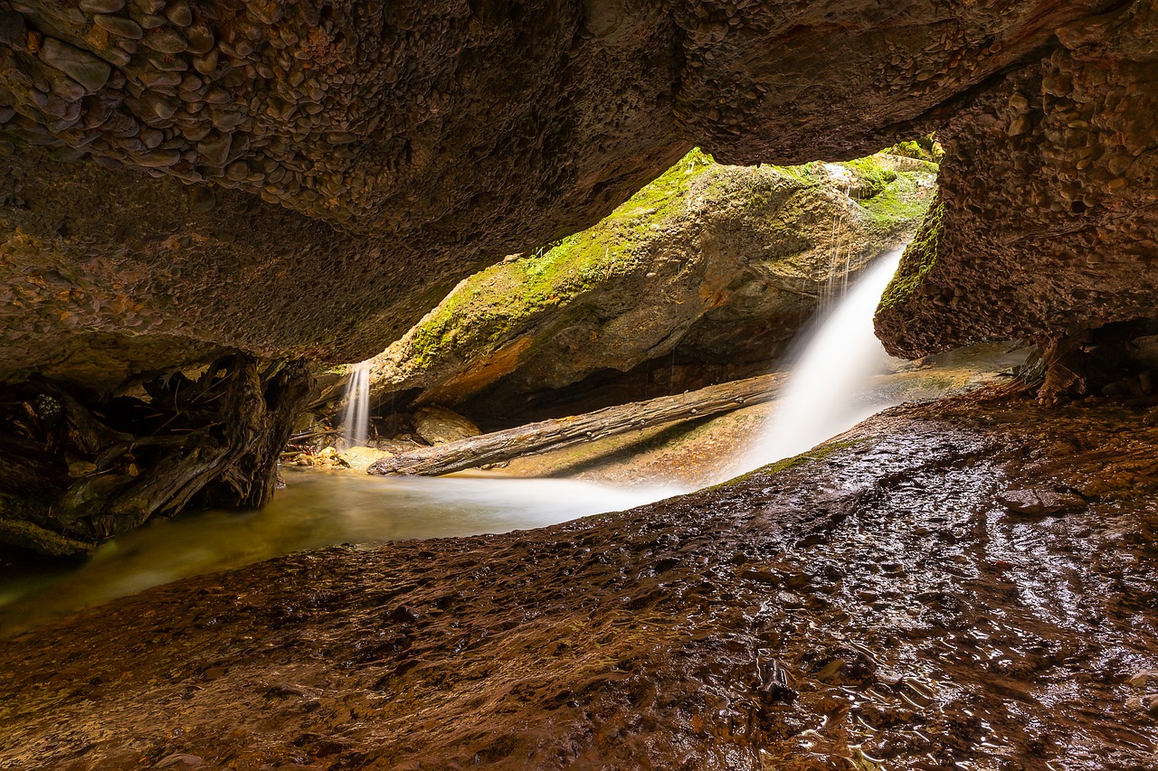 nature  landscape  waterfall free photo