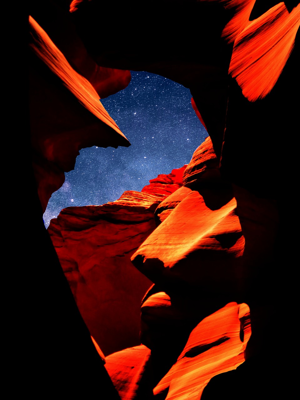 nature  antelope canyon  america free photo