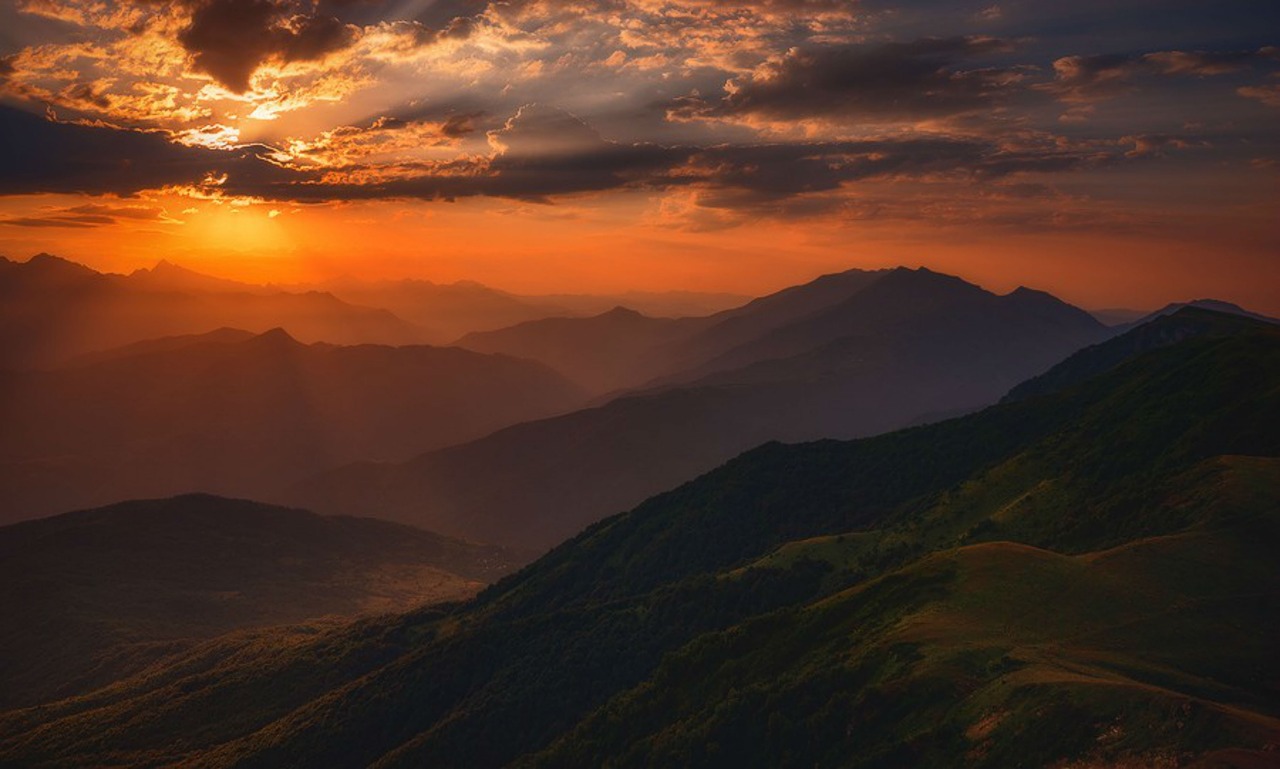 nature  clouds  mountains free photo