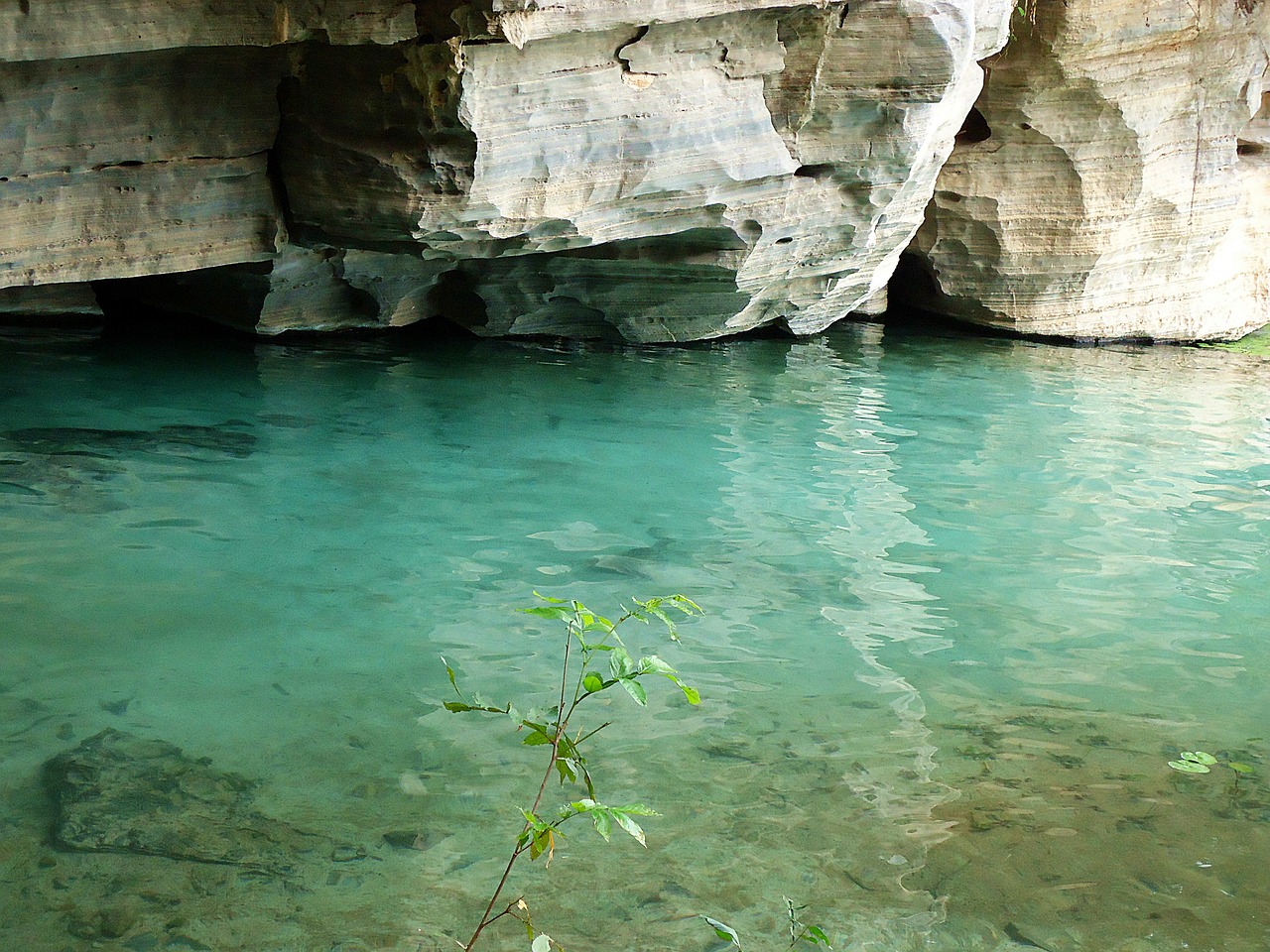 nature pool chapada free photo