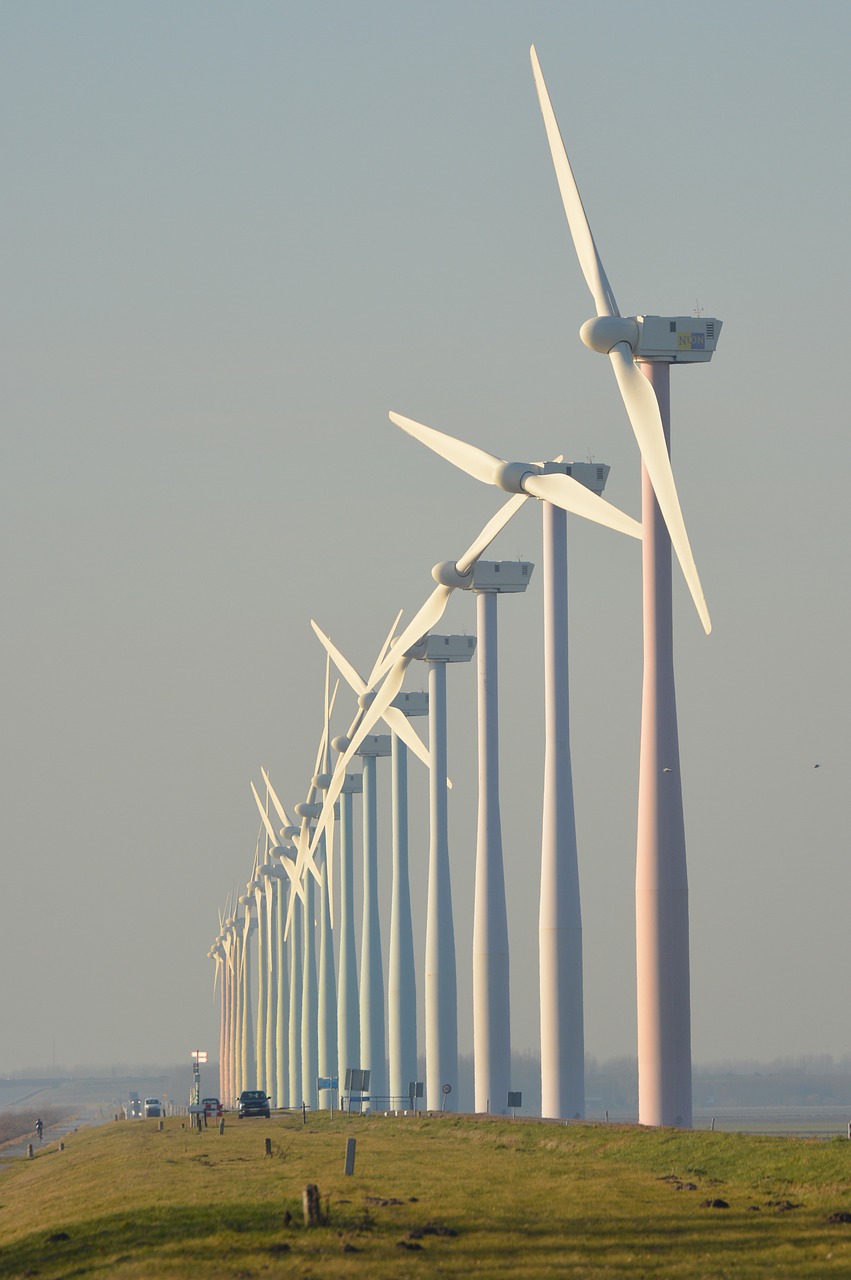 nature windmills netherlands free photo