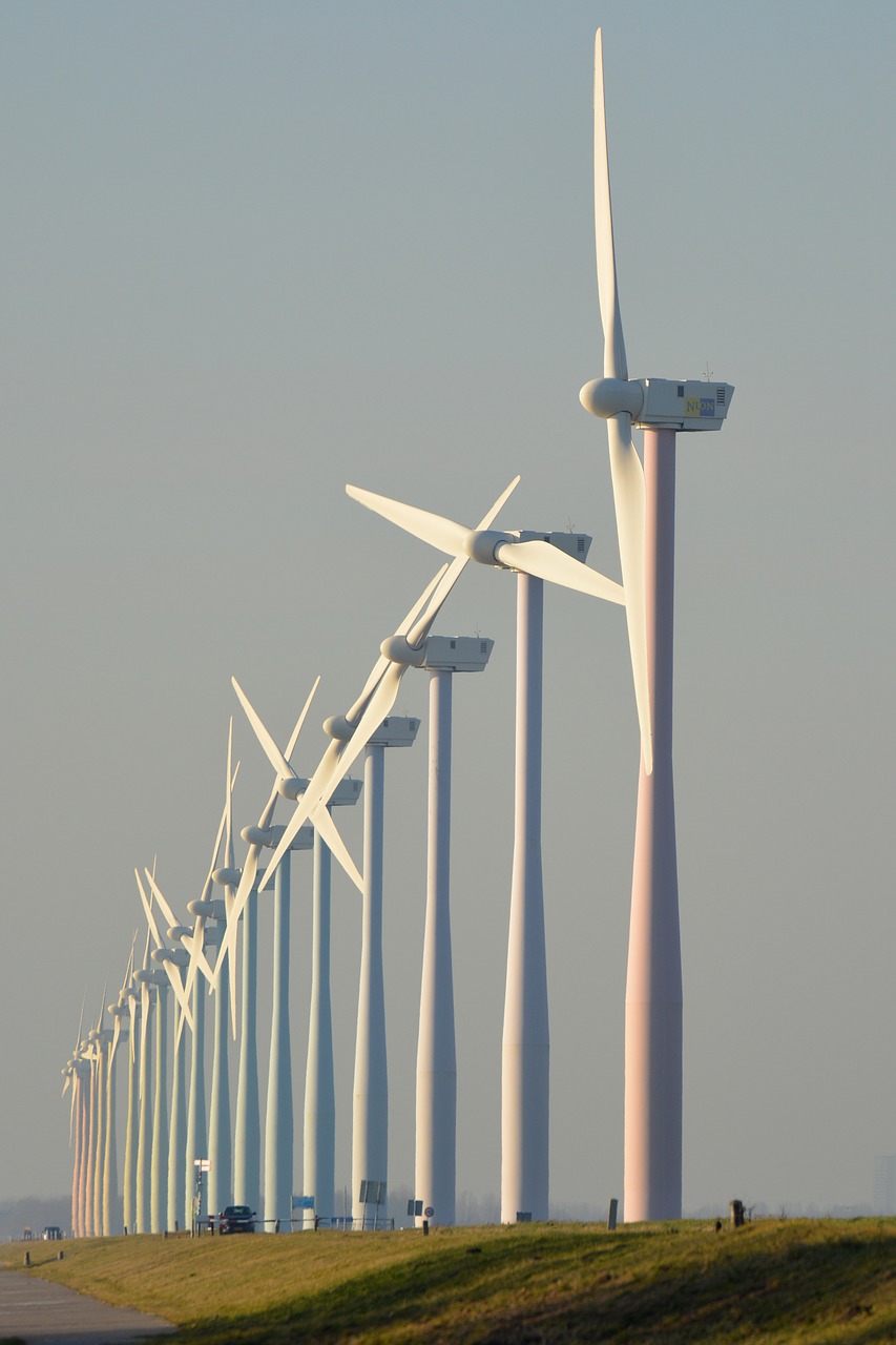 nature windmills netherlands free photo
