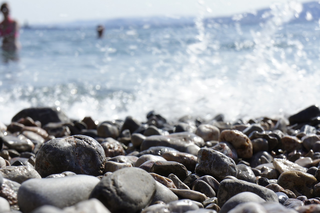 nature stones sea free photo