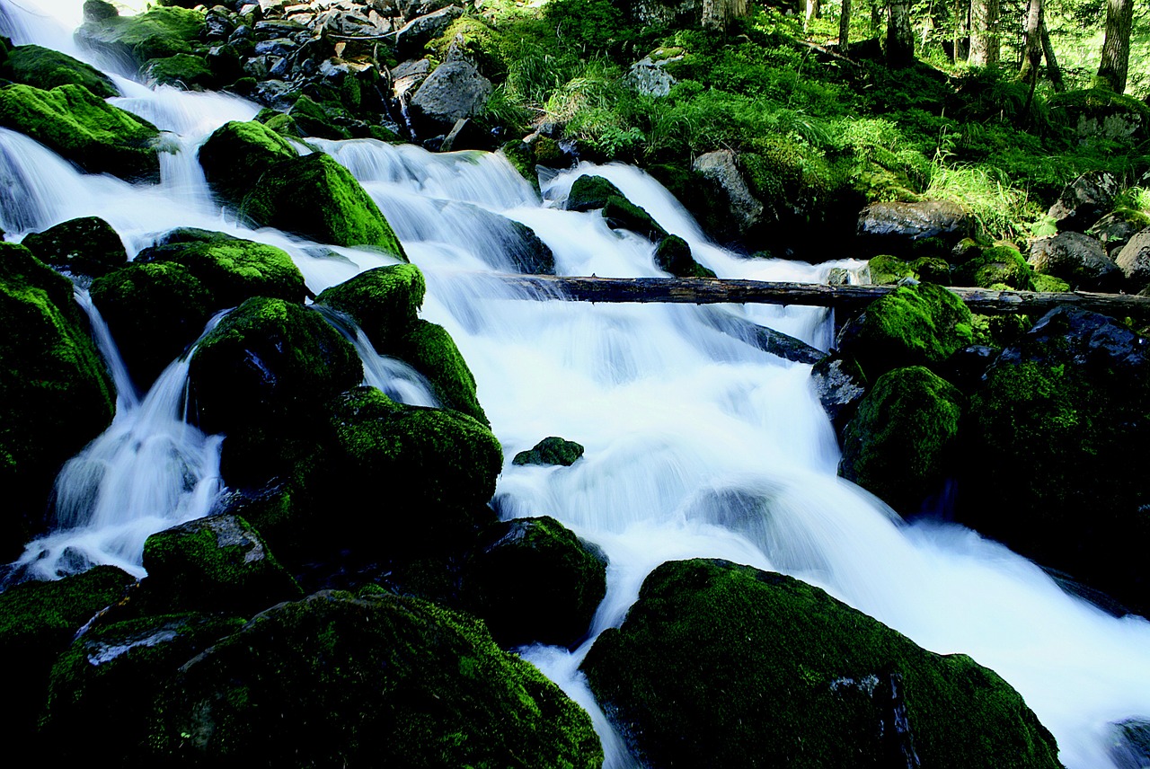 nature waterfall pyrenees free photo