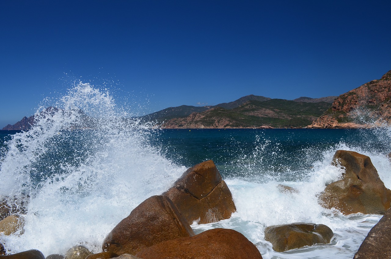 nature corsican beach free photo