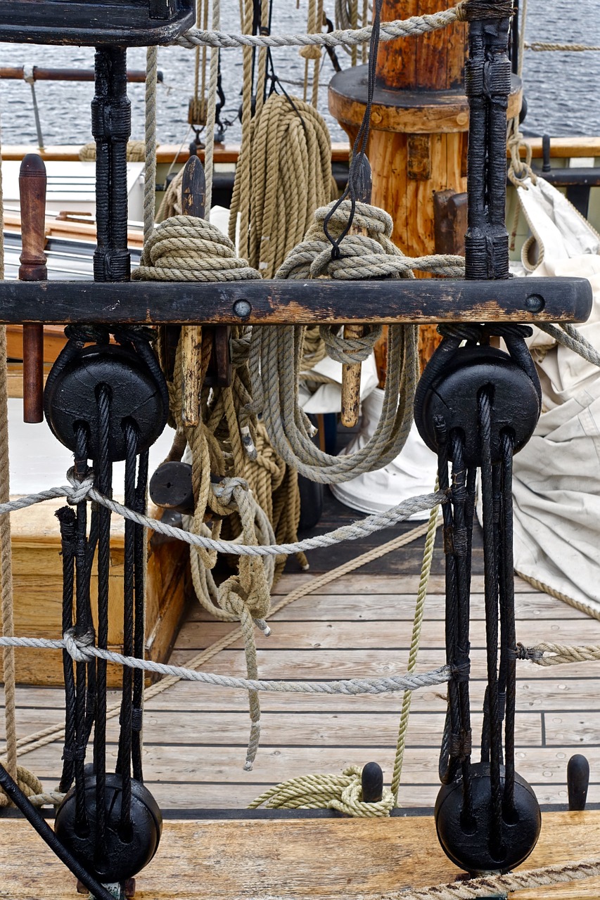 nautical ropes equipment free photo
