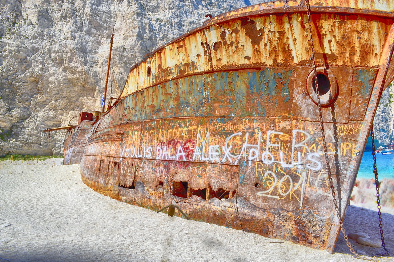 navagio  shipwreck  zakynthos free photo