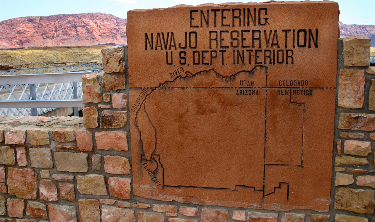 navajo reservation sign free photo