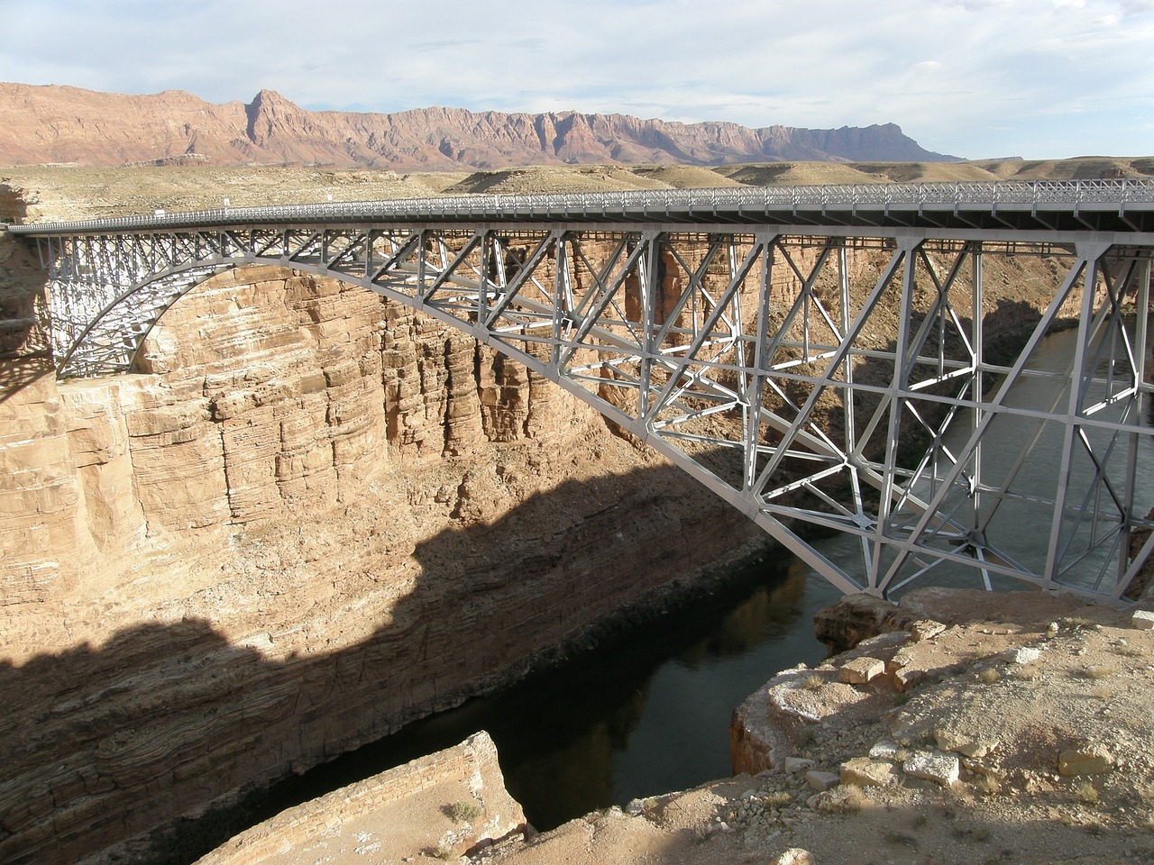 navajo bridge marble canyon steel free photo