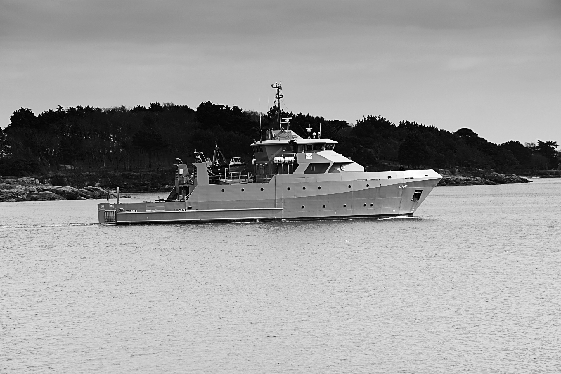 ship warship black white free photo