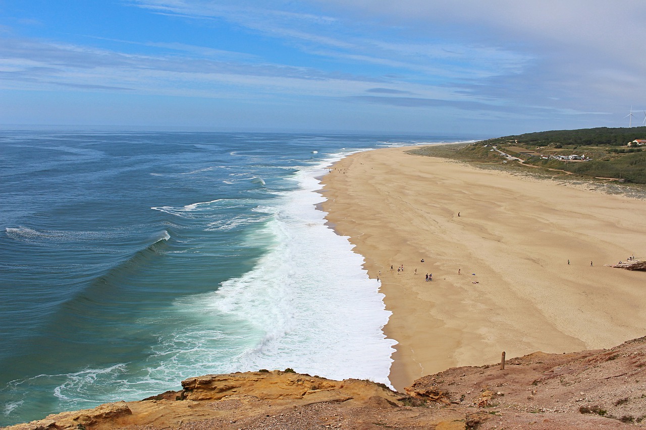 nazare  portugal  coast free photo