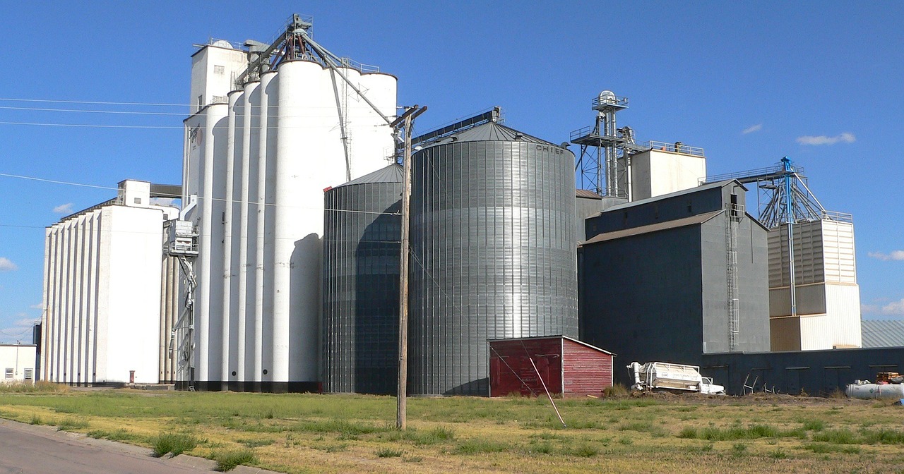 nebraska grain elevator agriculture free photo