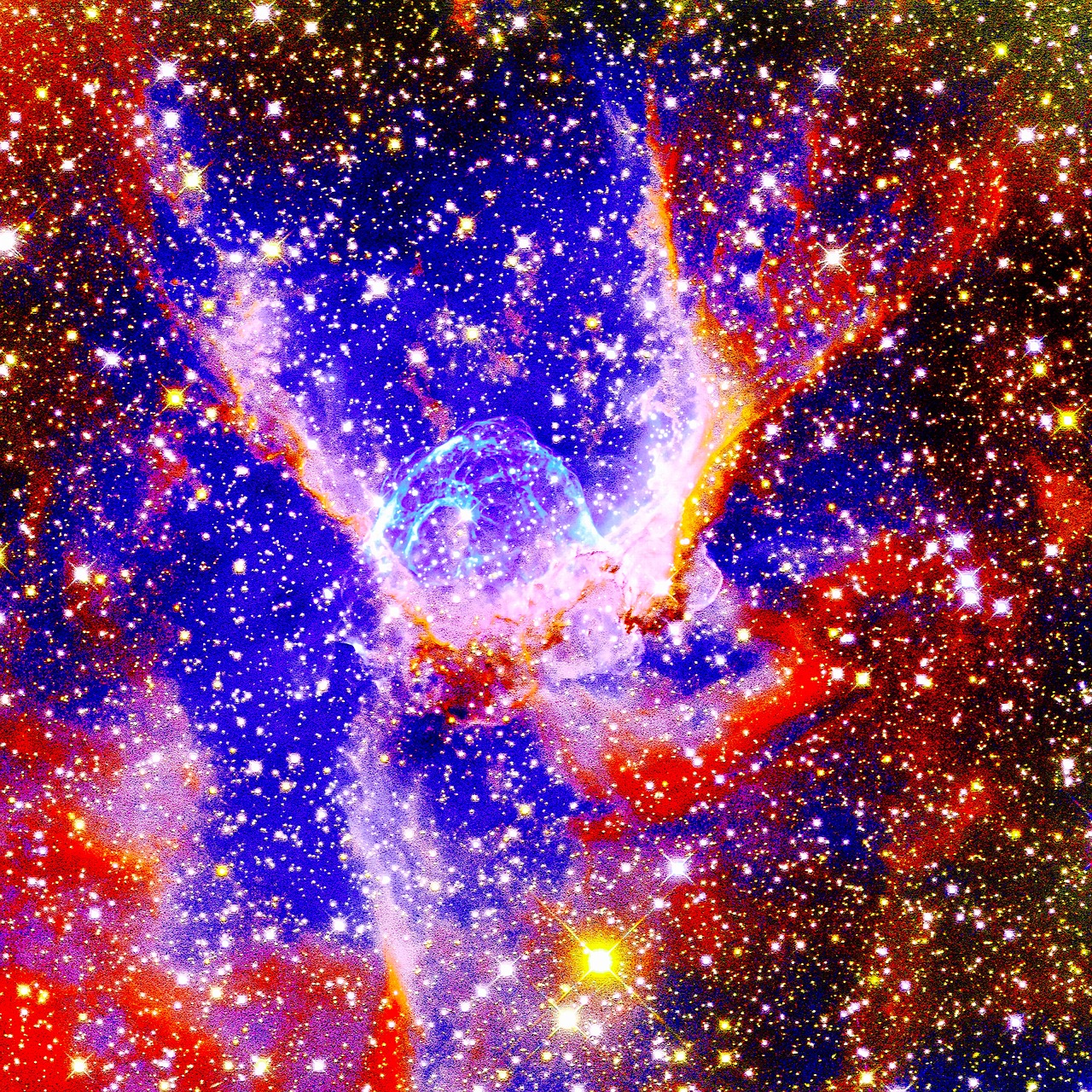 nebula stars space free photo