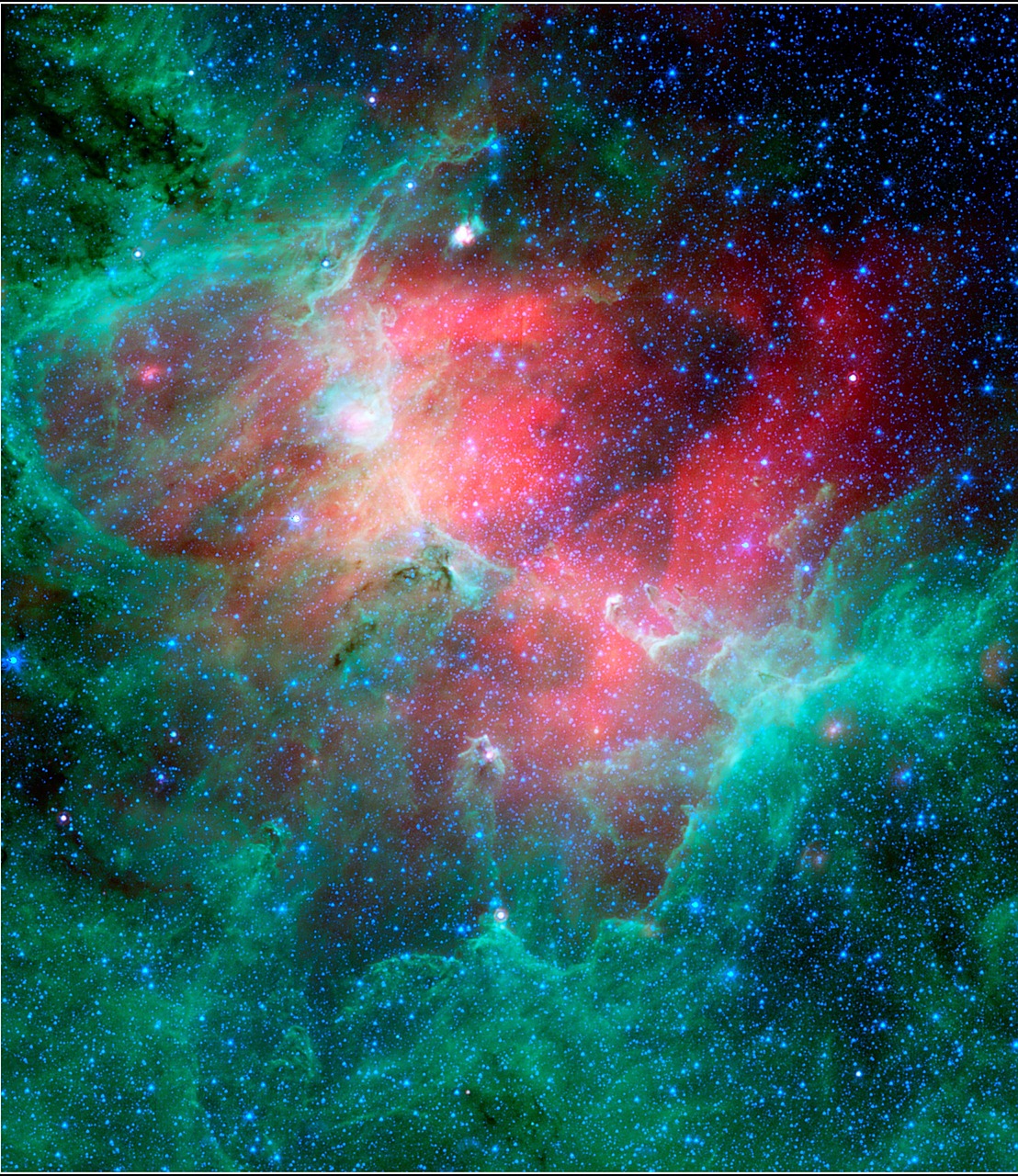 nebula eagle space free photo