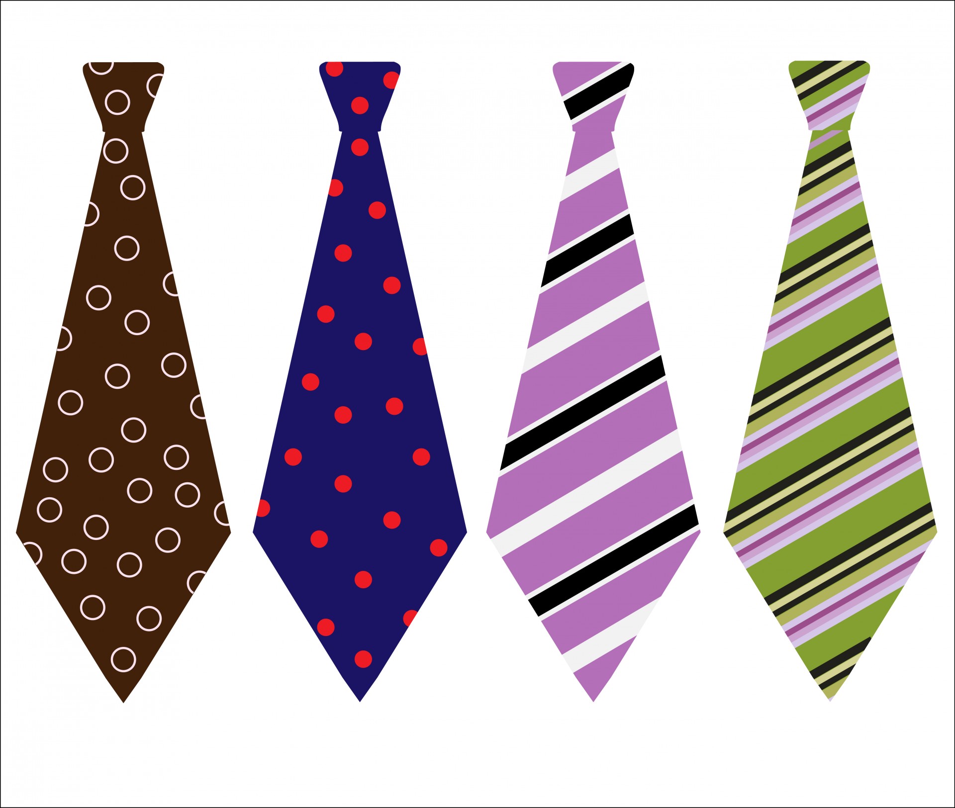 tie ties patterned free photo