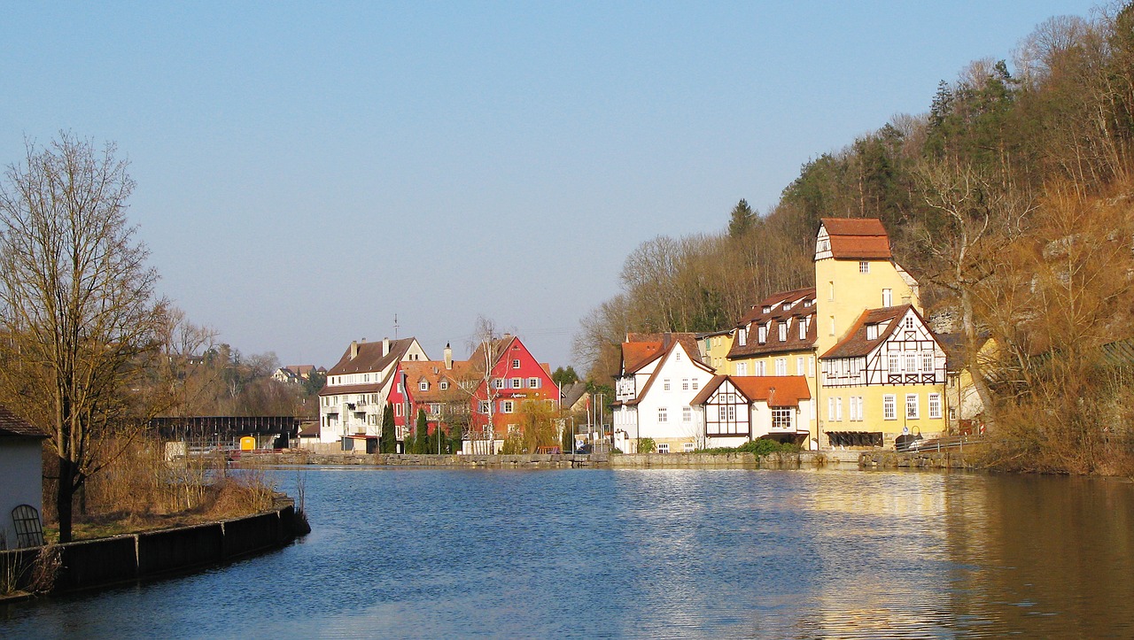 neckar rottenburg river free photo