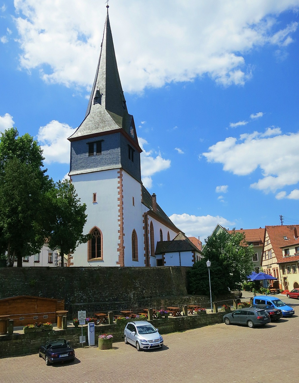 neckargemünd church heidelberg free photo