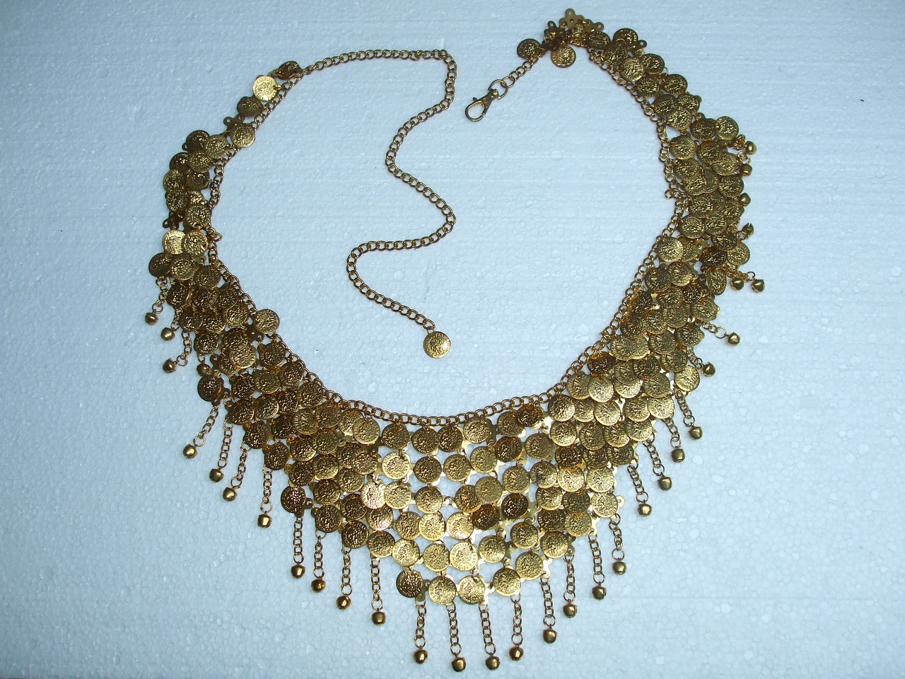 necklace jablonec gold free photo