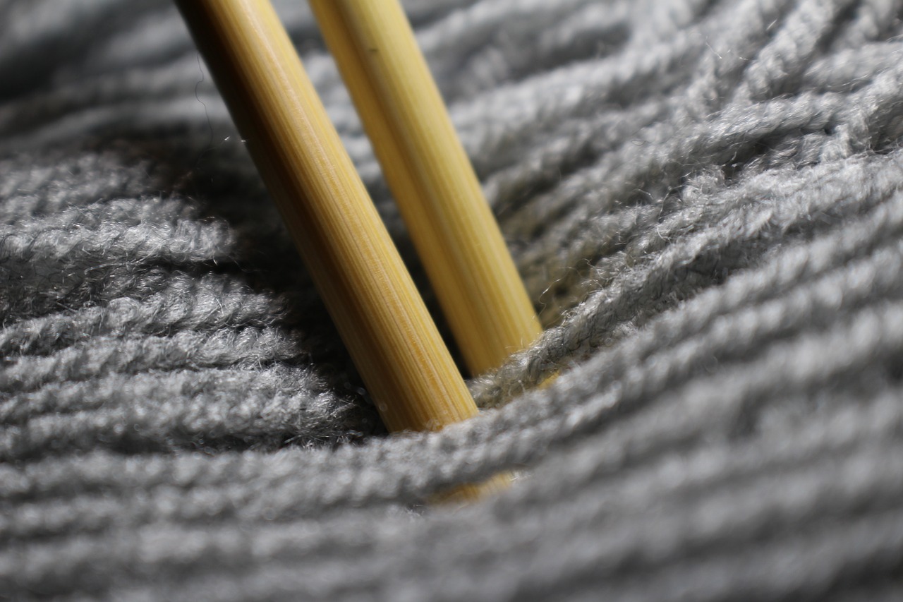 needle knit hand labor free photo
