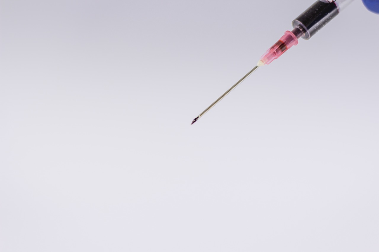 needle the syringe blood free photo