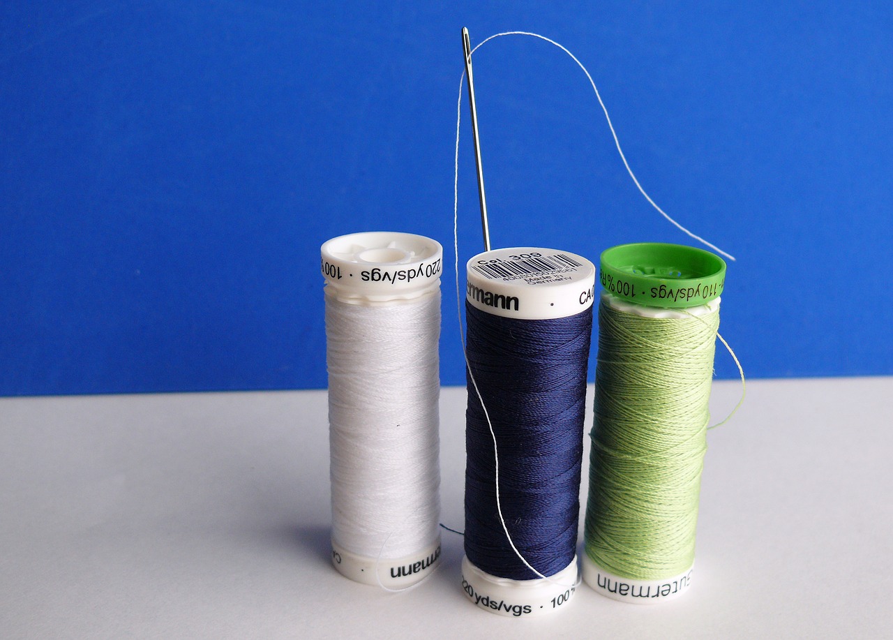 needle thread sew free photo