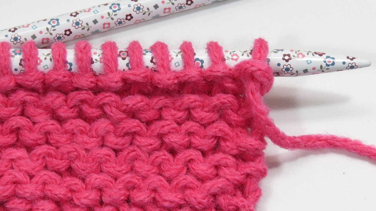 needle yarn knitting free photo